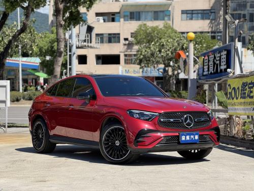 M-Benz 2024年式 GLC300 4MATIC Coupe AMG Line 野性紅