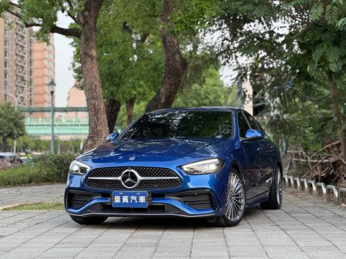 M-Benz 2022年式 C300 Sedan AMG Line 藍