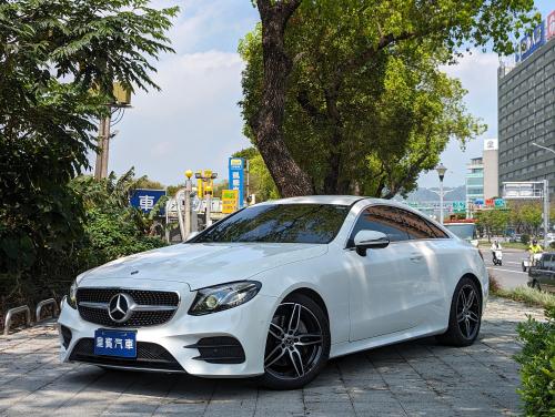 M-Benz 2018年式 E200 Coupe AMG Line 白